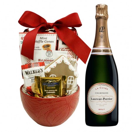 Laurent-Perrier La Cuvee Champagne Gift Basket