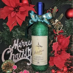 Hand Painted Tenuta San Guido Guidalberto Wine Christmas Gift Set