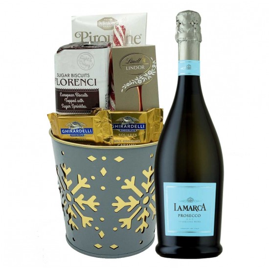 Lamarca Prosecco with Assorted Chocolate Gift Baskets Lamarca Prosecco with Assorted Chocolate Gift Baskets