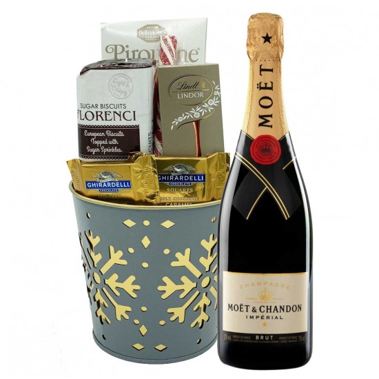 Moet & Chandon with Assorted Chocolate Gift Baskets Moet & Chandon with Assorted Chocolate Gift Baskets