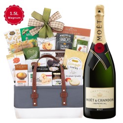 Moet & Chandon Impérial Brut Magnum And Gourmet Delight Gift Basket