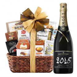 Moet & Chandon Vintage 2015 With Bon Appetit Gourmet Gift Basket