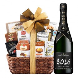 Moet & Chandon Vintage 2016 With Bon Appetit Gourmet Gift Basket