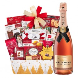 Moet & Chandon Nectar Imperial Rose Champagne Gift Basket Moet & Chandon Nectar Imperial Rose Champagne Gift Basket