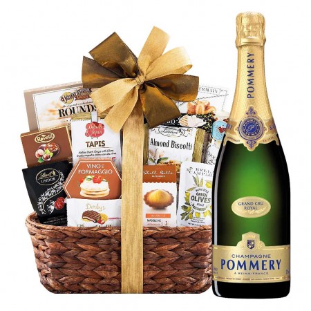 Pommery Grand Cru Royal Champagne And Bon Appetit Basket