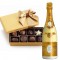 Louis Roederer Cristal Champagne And Godiva 8 Pc Chocolates Box