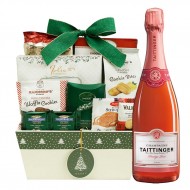 Taittinger Brut Prestige Rose Champagne Gift Basket
