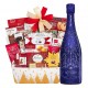 Taittinger Nocturne Sec Champagne Holiday Wishes Basket
