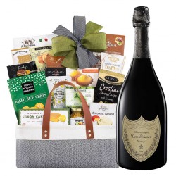 The Gourmet Delight Gift Basket With Dom Perignon Champagne The Gourmet Delight Gift Basket With Dom Perignon Champagne