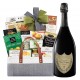 The Gourmet Delight Gift Basket With Dom Perignon Champagne The Gourmet Delight Gift Basket With Dom Perignon Champagne