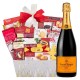 Veuve Clicquot Brut Champagne and Godiva Chocolates Basket