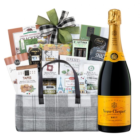 Connoisseur Veuve Clicquot Champagne Gift Basket Connoisseur Veuve Clicquot Champagne Gift Basket