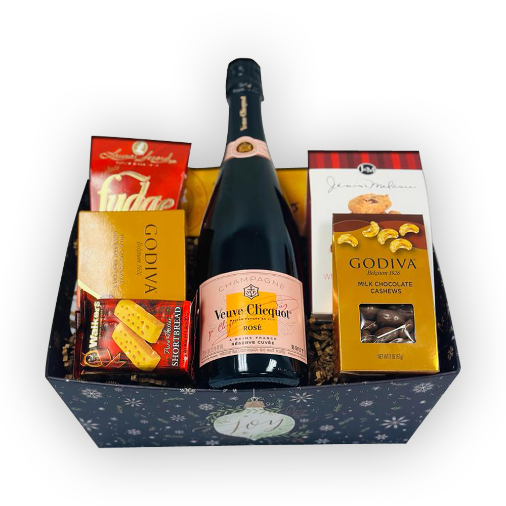 Veuve Clicquot Rose Gift Basket Buy Online