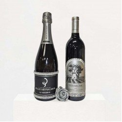 Billecart-Salmon Le Réserve & Silver Oak Alexander Valley Sparkling wedding design set