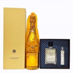 Cristal Champagne × Terre d’Hermès Eau de Parfum Intense Father's day Gift Set 