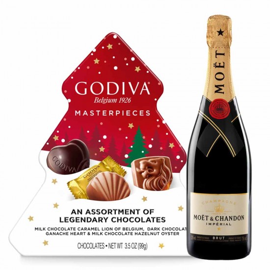 Moet & Chandon Imperial Champagne And Godiva Chocolate