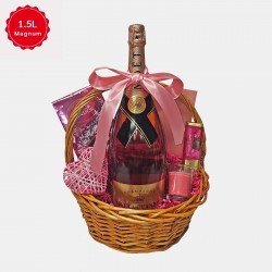 Moet Rose 1.5L Celebration Gift Basket