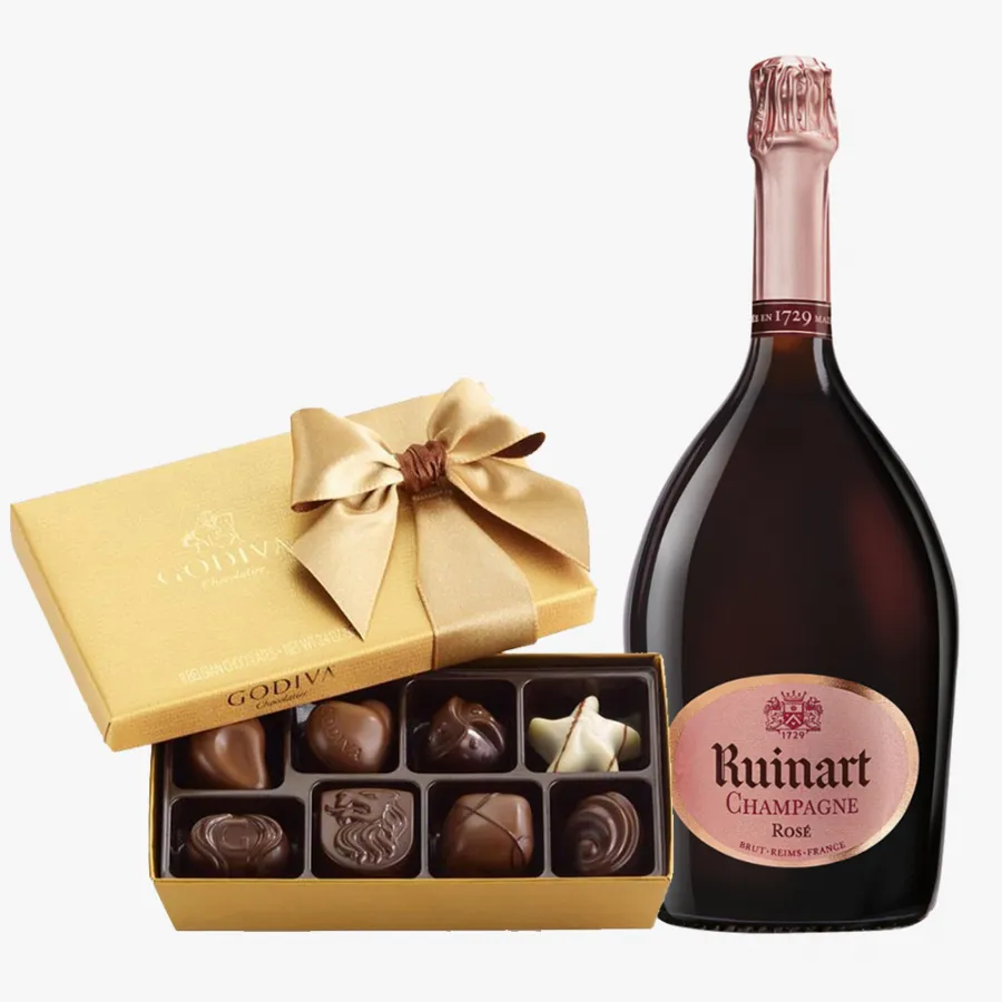 Ruinart Rosé Champagne Gift Set