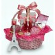 Taittinger Cuvee Prestige Rose Pink Gift Basket