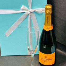 Veuve Clicquot Champagne And Tiffany & Co. Flute Gift Set	