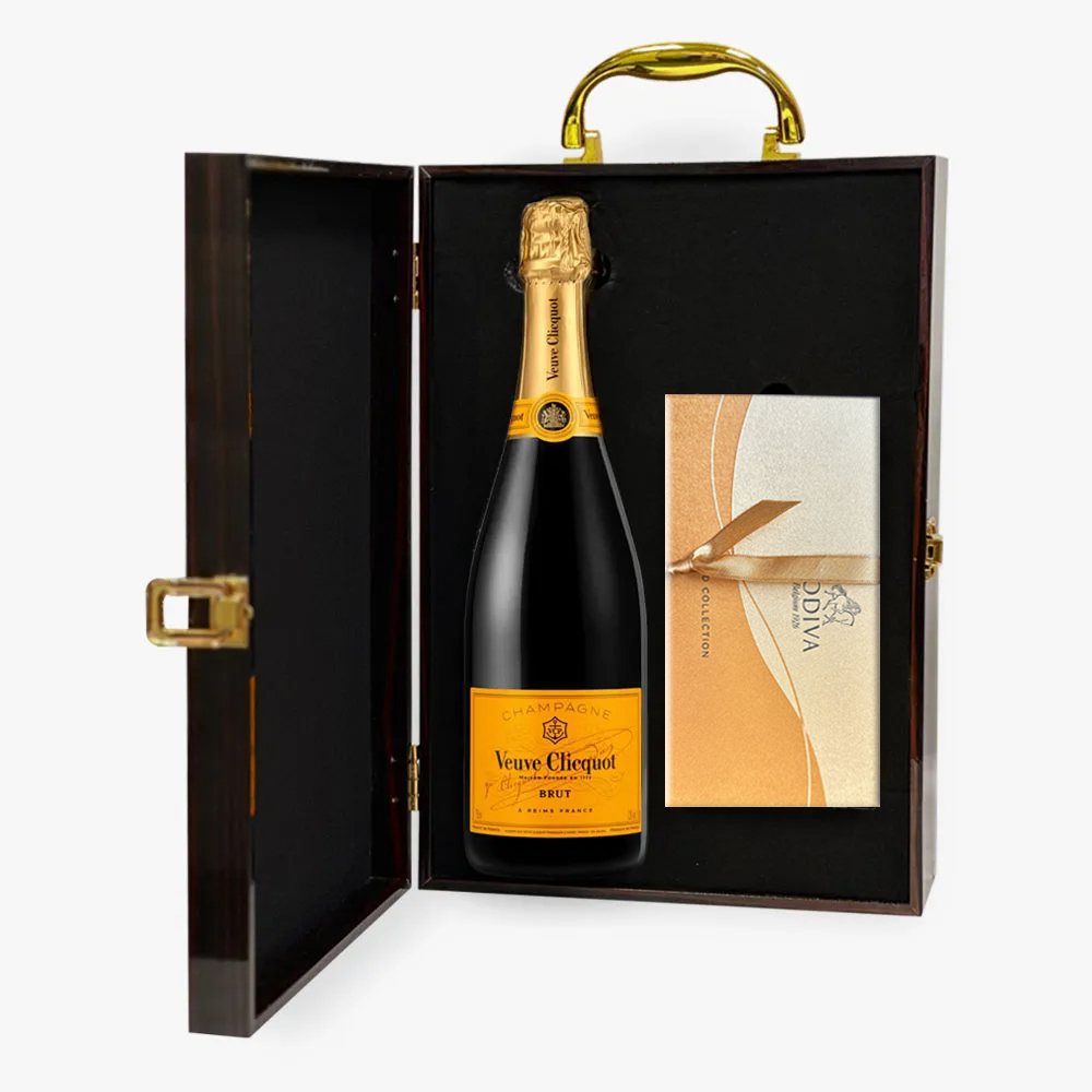 Buy Veuve Clicquot Brut And Godiva 8 Pc Chocolate Box