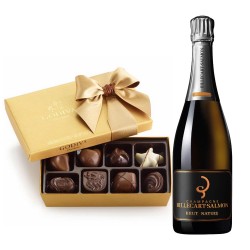 Billecart-Salmon Brut Nature Champagne With Godiva 8 PC