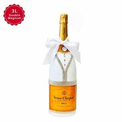 Veuve Clicquot Jeroboam Champagne 3L Sparkling Custom Wedding Edition