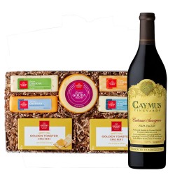 Caymus Cabernet Sauvignon Wine And Cheese Gift Box