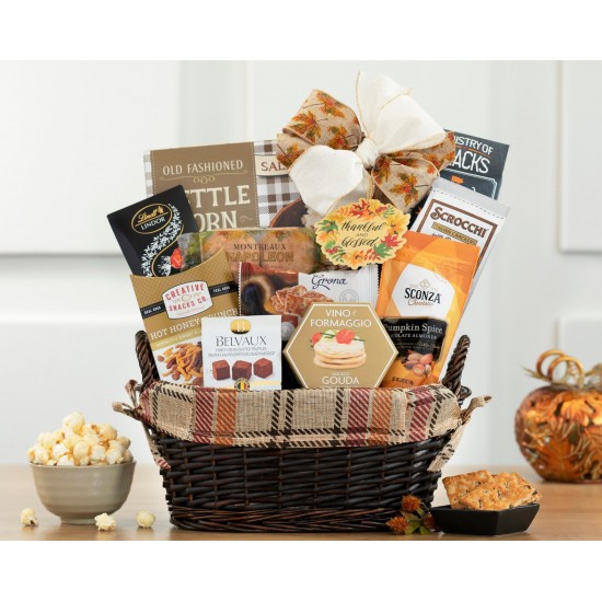 Happy Thanksgiving Gourmet Gift Basket Happy Thanksgiving Gourmet Gift Basket
