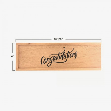 Single Wine Wooden Box (Engravable) Single Wine Wooden Box (Engravable)