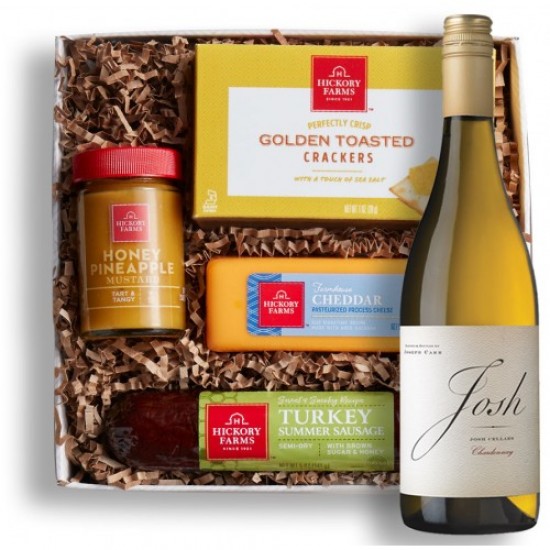 Josh Cellars Cheese Gift Basket for wedding