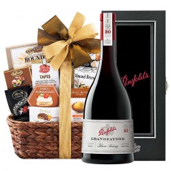 Penfolds Grandfather Rare Tawny Wine And Bon Appetit Gourmet Gift Basket