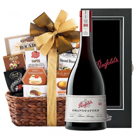 Penfolds Grandfather Rare Tawny Wine And Bon Appetit Gourmet Gift Basket