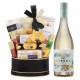 Serena Mode Sauvignon Blanc With Black & Gold Celebration Gift Basket
