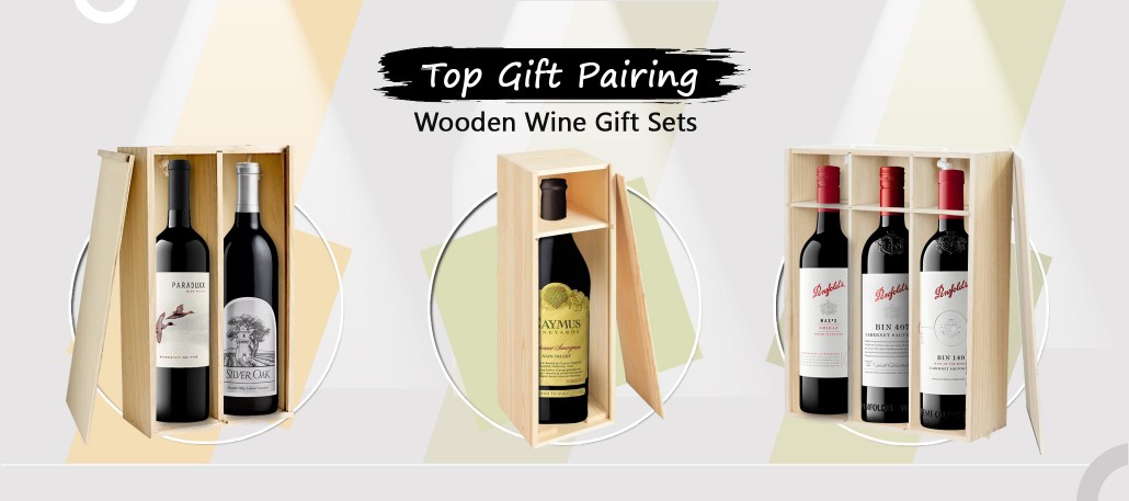 Wooden Wine Gift Sets