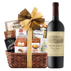 Joseph Phelps Cabernet Sauvignon 2019 And Bon Appetit Gourmet Gift Basket