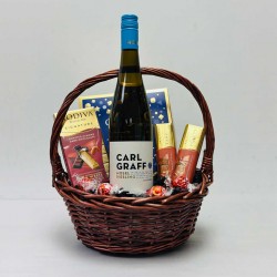 Carl Graff Mosel Riesling Wicker Wine Basket
