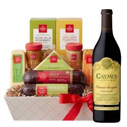 Caymus Wine And Cheese Gift Basket