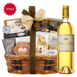 Chateau D'Yquem Sauternes Dessert Wine and Bon Appétit Gourmet Gift Basket