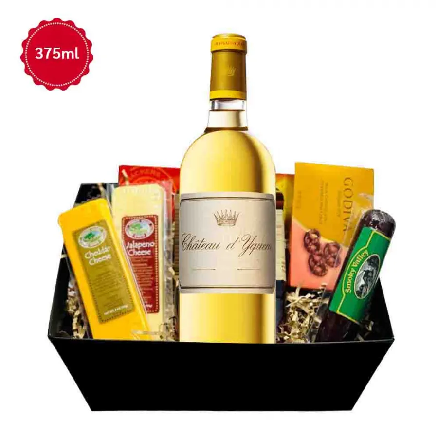 Château D'Yquem Sauternes Dessert Wine And Food Gift Basket