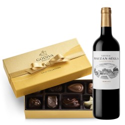 Château Rauzan-Ségla Margaux Grand Cru Classé And Godiva Chocolate Gift Set
