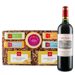 Domaine Laroque Cite de Carcassonne Cabernet Franc Wine And Cheese Gift Box