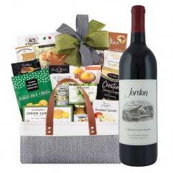 Jordan Cabernet Sauvignon Gourmet Delight Gift Basket Jordan Cabernet Sauvignon Gourmet Delight Gift Basket