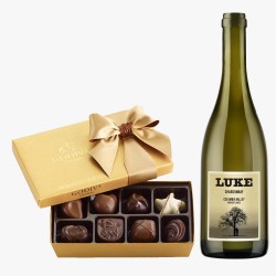 Luke Chardonnay And Godiva 8 Pc Chocolate Gift Set