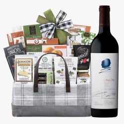 Opus One Wine And Gourmet Delight Gift Basket
