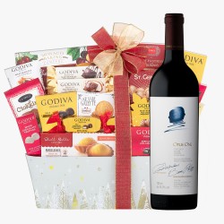 Opus One Wine Holiday Wishes Gift Basket