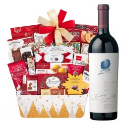 Opus One Wine Holiday Wishes Gift Basket Opus One Wine Holiday Wishes Gift Basket