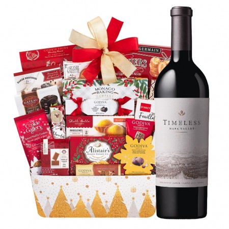 Silver Oak Timeless Godiva Gift Basket