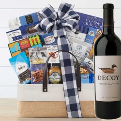 Decoy Wine Gift Basket