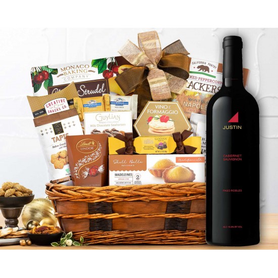 JUSTIN Cabernet Sauvignon Gift Basket JUSTIN Cabernet Sauvignon Gift Basket